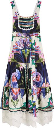 Lug von Siga Lug Von Siga Sena Printed Linen Maxi Dress - Multicoloured - 38 (UK10 / S)