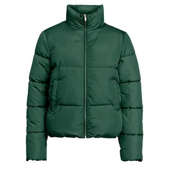 Vila Womens Vitate L/S Short Puffer Jacket-Noos, Green, Numeric_36