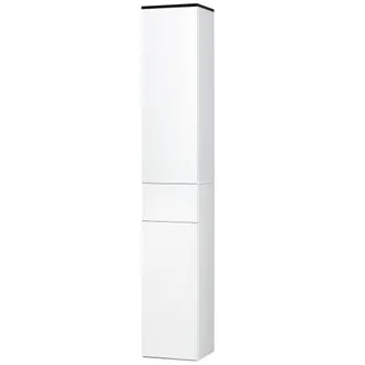 Kleankin Kleankin Armadietto Bagno Con Ripiano Regolabile 2 Ripiani Chiusi 1 Cassetto