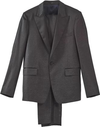 Paul Smith Glitter Wool Tuxedo Set - Heren - Business pakken - Zwart - XL - Wol - Kostuums
