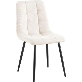 Clp Silla de comedor Antibes Cord Crema