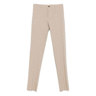 Incotex Heren, Broeken, Beige, Maat: XL Katoen