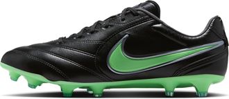 Nike Mens Tiempo Ligera Pro Firm-Ground Low-Top Soccer Cleats in Black | HQ3158-002