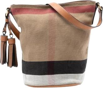 Burberry Pre-owned Mini Ashby Schoudertas - Dames - Vintage Tas - Bruin - ONE Size - Leer - Vintage