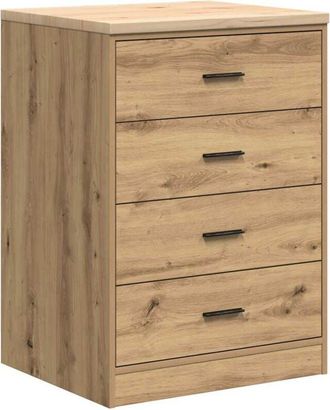 vidaXL Vidaxl - Garage Storage Cabinet Artisan Oak 60x51x85 cm Solid Wood Pine