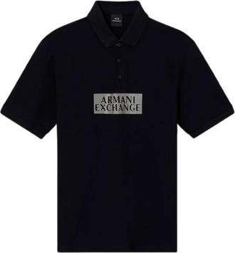 A|X Armani Exchange Polo Shirts - Heren - Polos - Zwart - XL - Katoen - Tops