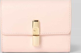 Furla Portemonnaie aus Leder Modell IRIDE in Hellrosa, Gr&ouml;&szlig;e 1