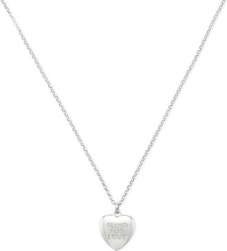 Gucci Blind For Love Heart Pendant Necklace - YBB843589001