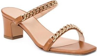 Bruno Magli Elisa Slide Sandal in Brown Nappa at Nordstrom, Size 10.5