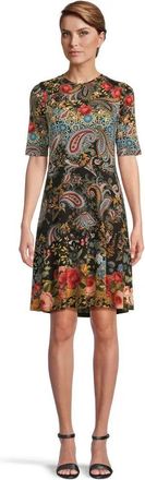 Johnny Was Womens Janie Favorite Mock Neck Dress, Leto