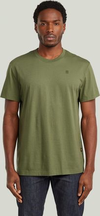 G-Star T-Shirt G-STAR Base-S T-Shirt, Herren, Gr. XXL, four leaf clover, Jersey, Obermaterial: 100% Baumwolle, unifarben, regular fit normal, Rundhals, Shirt