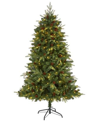 Nearly Natural 6Ft. Wellington Spruce Natural Look Artificial Christmas Tree