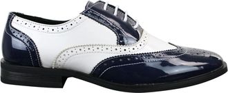 TruClothing Lace Patent Brogue Shoes Gatsby