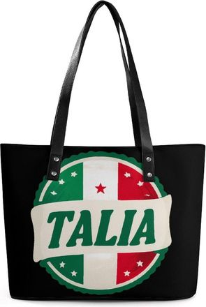 Generic Italy Italia Italian Flag Tote Bags for Women Cute Shoulder Purses Handbags