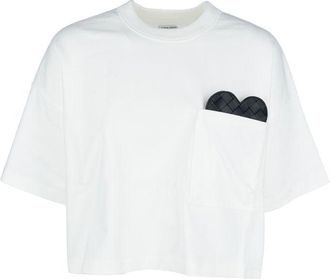 Bottega Veneta: White Printed T-Shirts now up to −51