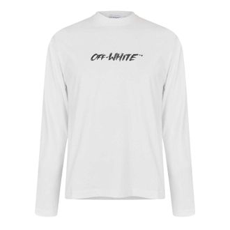 Off-white Off White Lichtgewicht T-shirt met lange mouwen voor heren (Wit)