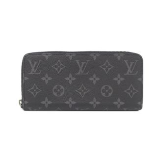 Louis Vuitton Black Monogram Eclipse Monogram Eclipse Coated Canvas Long Wallet (Bi-Fold) (Pre-Owned)