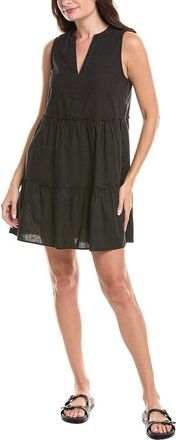 Michael Stars Sandra Linen-Blend Mini Dress