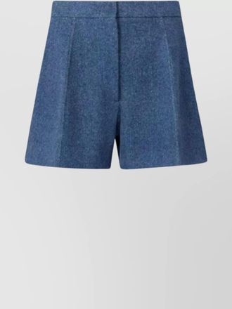 Sportmax tailored wool bermuda shorts pockets