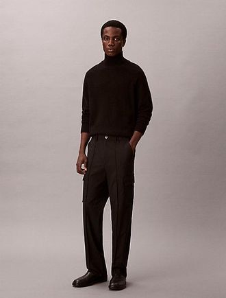 Calvin Klein Pantal&oacute;n Cargo Recto De Bengalina