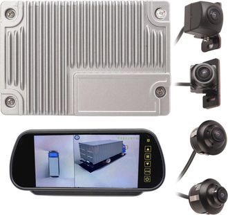 OEM Adecuado Para Sistemas De Visi&oacute;n Panor&aacute;mica De 360 Grados En Hd 1080p, Equipado Con 4 C&aacute;maras Y Un Control Remoto