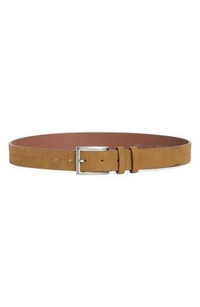 Vince Camuto Center Stitch Leather Belt in Tan at Nordstrom Rack, Size 40