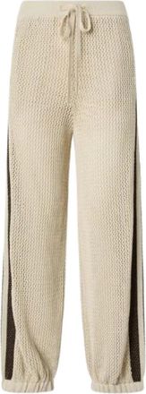 Pinko Nebulosa Broeken - Dames - Sweatpants - Grijs - XS - Katoen - Broeken