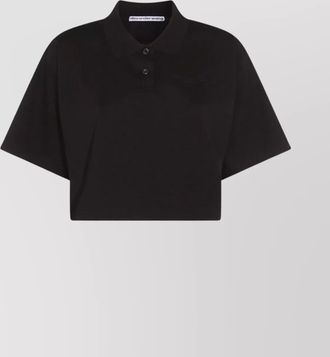 Alexander Wang cropped polo shirt