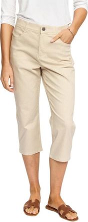 2-Biz Broeken, Dames, Beige, XL, Leer, Geknipte broek