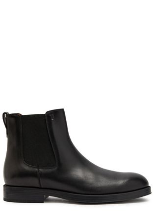 Tod's Leather Chelsea Boots - Black - 10 (IT44 / UK10)