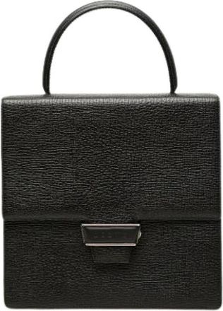 Loewe Pre-owned Satchel - Dames - Vintage Handtas - Zwart - ONE Size - Leer - Vintage
