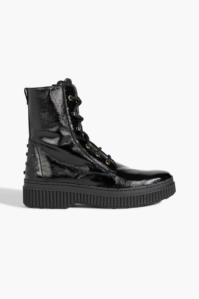 Tod's: Black Lace-Up Boots now up to −78% | Stylight