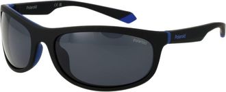 Polaroid Zwarte Plastic Zonnebril