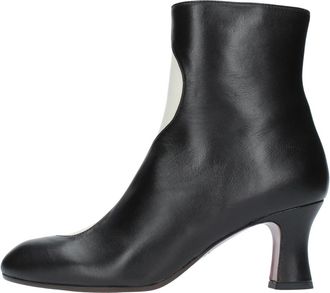 Chie Mihara Akemi Leren Enkellaarzen - Dames - Laarzen met Hak - Zwart - 37 EU - Leer - Schoenen