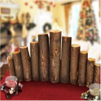 Trade Shop Trade Shop - Steccato In Legno Palisade Misure Prodotto 26 X 45 X 5 Cm Decorazioni Natalizie