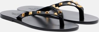 Valentino Garavani Sandalias Rockstud de piel