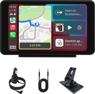 OEM Pantalla Para Coche De 7 Pulgadas Con Carplay Inal&aacute;mbrico Y Android Auto, Radio Para Coche Con Pantalla T&aacute;ctil Ips Con Asistente De Voz, Mirror Link, 