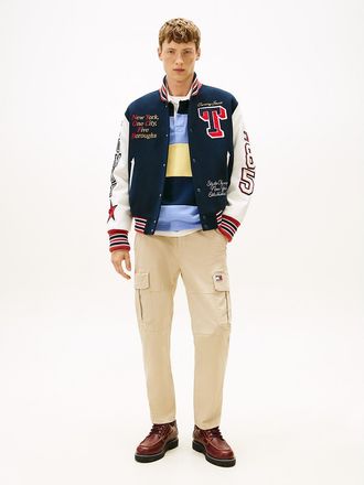 Tommy Hilfiger Mens Tommy Jeans Tapered Cargo Pant - Beige - 29W x 30L