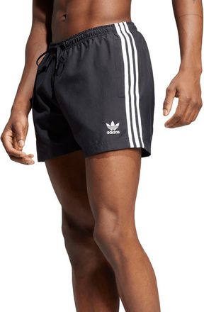 adidas 3-Stripes 5-Inch Swim Shorts in Black at Nordstrom Rack, Size Xx-Large