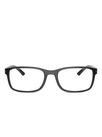 Prada Bril met rechthoekig montuur - Grijs