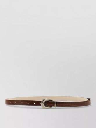 Brunello Cucinelli carved leather belt