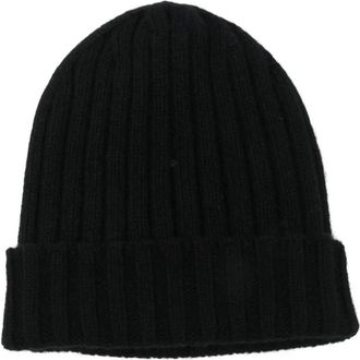 Cenere GB cashmere beanie - men - Cashmere - One Size - Black