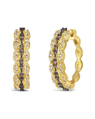 Le Vian Honey And Chocolate 14K 0.84 ct. tw. Diamond Earrings