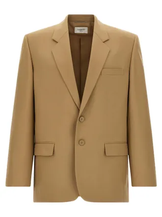Saint Laurent Beige Wool Mens Blazer