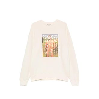 J.W.Anderson Graphic-print Star-patch Sweatshirt