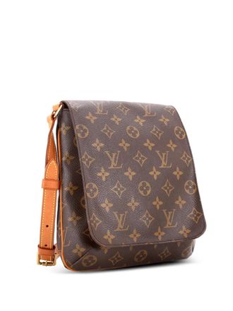 Louis Vuitton Borsa a spalla Musette Salsa PM in tela con monogramma - Marrone