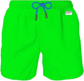 MC2 Saint Barth Beachwear, male, Green, XL, Lightweight Fluorescent Green Swimwear