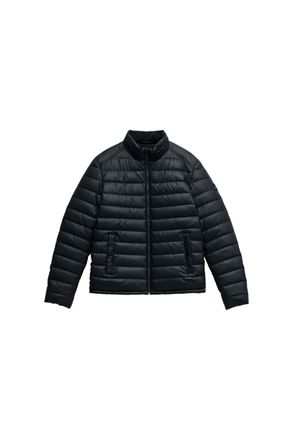 Salsa Steppjacke SALSA Salsa Jeans Steppjacke Light Padded PU Leather Jacket, Herren, Gr. M, schwarz, Obermaterial: 100% Polyurethan PU., Jacken Steppjacke