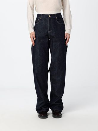 Fabiana Filippi High-Waisted Wide-Leg Jeans in Stretch Cotton Denim