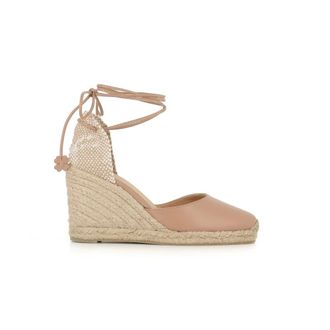 Castaner Wedges, female, Beige, Size: 10 US Nude Espadrilles with Jute Sole